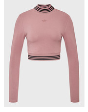 Bluzka Bluzka HM1539 Różowy Regular Fit - modivo.pl Adidas