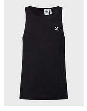 T-shirt - koszulka męska Tank top Essentials IA4801 Czarny Regular Fit - modivo.pl Adidas
