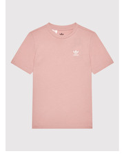 Bluzka T-Shirt adicolor HG1429 Różowy Regular Fit - modivo.pl Adidas