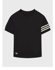 Bluzka T-Shirt adicolor HK9701 Czarny Loose Fit - modivo.pl Adidas
