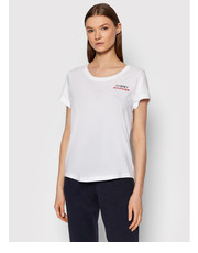 Bluzka T-Shirt UW0UW03241 Biały Regular Fit - modivo.pl Tommy Hilfiger