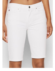 Spodnie Szorty jeansowe Venice WW0WW33213 Biały Slim Fit - modivo.pl Tommy Hilfiger