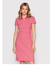 Sukienka Sukienka codzienna Stripe WW0WW27856 Różowy Slim Fit - modivo.pl Tommy Hilfiger