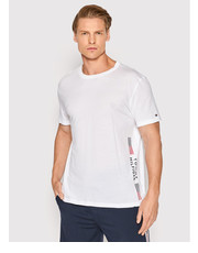 T-shirt - koszulka męska T-Shirt UM0UM02430 Biały Slim Fit - modivo.pl Tommy Hilfiger