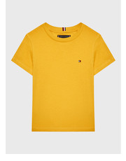 Bluzka T-Shirt KB0KB06879 M Żółty Regular Fit - modivo.pl Tommy Hilfiger