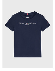Bluzka T-Shirt Essential KS0KS00210 M Granatowy Regular Fit - modivo.pl Tommy Hilfiger