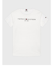 Bluzka T-Shirt Essential KS0KS00210 M Biały Regular Fit - modivo.pl Tommy Hilfiger