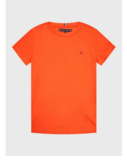 Bluzka T-Shirt Essential KB0KB06879 M Pomarańczowy Regular Fit - modivo.pl Tommy Hilfiger