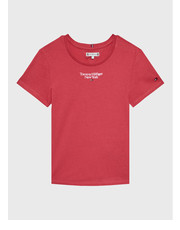 Bluzka T-Shirt KG0KG07083 M Różowy Regular Fit - modivo.pl Tommy Hilfiger