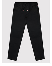 Spodnie Spodnie materiałowe Ribstop Heritage Pull KB0KB07395 D Czarny Straight Fit - modivo.pl Tommy Hilfiger