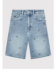Spodnie Szorty jeansowe Modern KB0KB07418 M Niebieski Straight Fit - modivo.pl Tommy Hilfiger