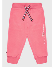 Spodnie Spodnie dresowe Baby Essential KN0KN01281 Różowy Regular Fit - modivo.pl Tommy Hilfiger