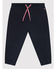 Spodnie Spodnie dresowe Baby Solid KN0KN01497 Czarny Regular Fit - modivo.pl Tommy Hilfiger