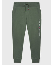 Spodnie Spodnie dresowe Essential KS0KS00207 M Zielony Regular Fit - modivo.pl Tommy Hilfiger