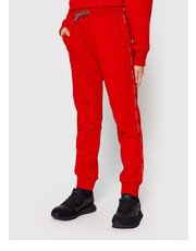 Spodnie Spodnie dresowe Piping KG0KG05671 M Czerwony Regular Fit - modivo.pl Tommy Hilfiger