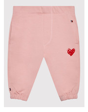 Spodnie Spodnie dresowe Valentines Day KN0KN01490 Różowy Regular Fit - modivo.pl Tommy Hilfiger