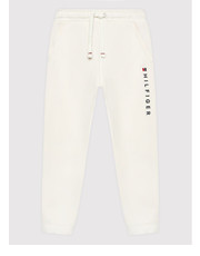 Spodnie Spodnie dresowe Logo KS0KS00251 Biały Regular Fit - modivo.pl Tommy Hilfiger