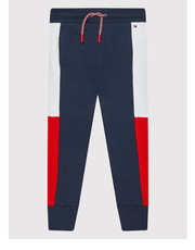 Spodnie Spodnie dresowe Colorblock KG0KG06218 D Granatowy Regular Fit - modivo.pl Tommy Hilfiger