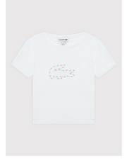 Bluzka T-Shirt TJ2141 Biały Regular Fit - modivo.pl Lacoste