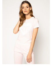 Bluzka T-Shirt W4F7357E 1698 Różowy Regular Fit - modivo.pl Love Moschino