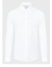 Koszula męska Koszula Hidden K10K109891 Biały Extra Slim Fit - modivo.pl Calvin Klein 