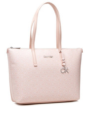 Shopper bag Torebka Ck Must Shopper Md Mono K60K609355 Różowy - modivo.pl Calvin Klein 