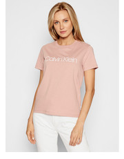 Bluzka T-Shirt Core Logo K20K202142 Różowy Regular Fit - modivo.pl Calvin Klein 