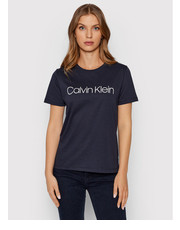 Bluzka T-Shirt Core Logo K20K202142 Granatowy Regular Fit - modivo.pl Calvin Klein 