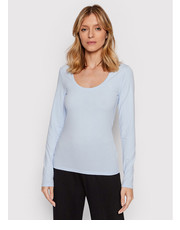 Bluzka Bluzka K20K203346 Niebieski Slim Fit - modivo.pl Calvin Klein 