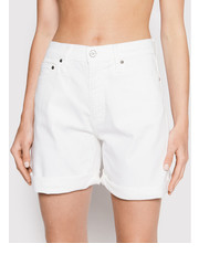 Spodnie Szorty jeansowe K20K203857 Biały Regular Fit - modivo.pl Calvin Klein 