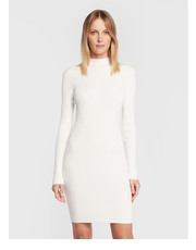 Sukienka Sukienka dzianinowa Iconic K20K204549 Biały Slim Fit - modivo.pl Calvin Klein 