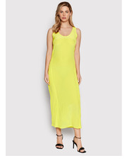 Sukienka Sukienka letnia K20K203854 Żółty Slim Fit - modivo.pl Calvin Klein 