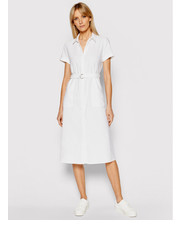 Sukienka Sukienka koszulowa K20K202954 Biały Regular Fit - modivo.pl Calvin Klein 