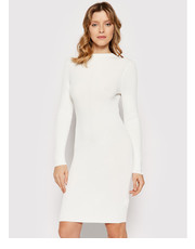 Sukienka Sukienka dzianinowa Technical K20K203231 Biały Slim Fit - modivo.pl Calvin Klein 
