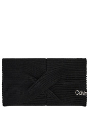 Czapka Opaska materiałowa Essential Knit Headband K60K608656 Czarny - modivo.pl Calvin Klein 