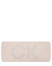 Czapka Opaska materiałowa Elevated Monogram K60K609962 Różowy - modivo.pl Calvin Klein 