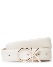 Pasek Pasek Damski Re-Lock Ck Logo Belt 20Mm K60K610157 Biały - modivo.pl Calvin Klein 