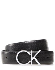Pasek Pasek Damski Re-Lock Ck Logo Belt Debossed K60K610012 Czarny - modivo.pl Calvin Klein 