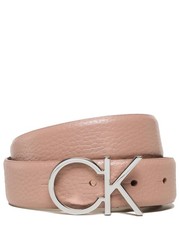 Pasek Pasek Damski Re-Lock Ck Logo Belt 30mm Pbl K60K610413 Różowy - modivo.pl Calvin Klein 