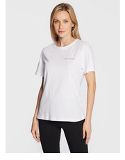 Bluzka T-Shirt H4Z22-TSD025 Biały Regular Fit - modivo.pl 4F