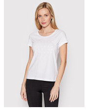 Bluzka T-Shirt H4L22-TSD013 Biały Regular Fit - modivo.pl 4F