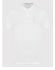 T-shirt - koszulka męska Denim Polo 1031485 Biały Regular Fit - modivo.pl Tom Tailor