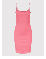 Sukienka Sukienka letnia Tegan 17113889 Różowy Slim Fit - modivo.pl Pieces