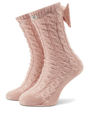 Skarpety damskie Skarpety wysokie damskie W Laila Bow Fleece Lined Sock OS 1113637 Różowy - modivo.pl Ugg