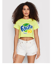 Bluzka T-Shirt Fran 27021082 Żółty Regular Fit - modivo.pl Noisy May