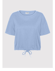 Bluzka T-Shirt Duru 27013467 Niebieski Loose Fit - modivo.pl Noisy May