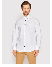 Koszula męska Koszula Print Rf MW0MW23260 Biały Regular Fit - modivo.pl Tommy Hilfiger Tailored