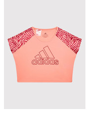 Bluzka adidas T-Shirt Designed 2 Move Seasonal HC3048 Różowy Regular Fit - modivo.pl Adidas Performance