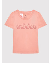 Bluzka adidas T-Shirt Essentials HE1965 Różowy Slim Fit - modivo.pl Adidas Performance