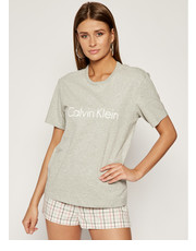 Bluzka T-Shirt 000QS6105E Szary Regular Fit - modivo.pl Calvin Klein Underwear